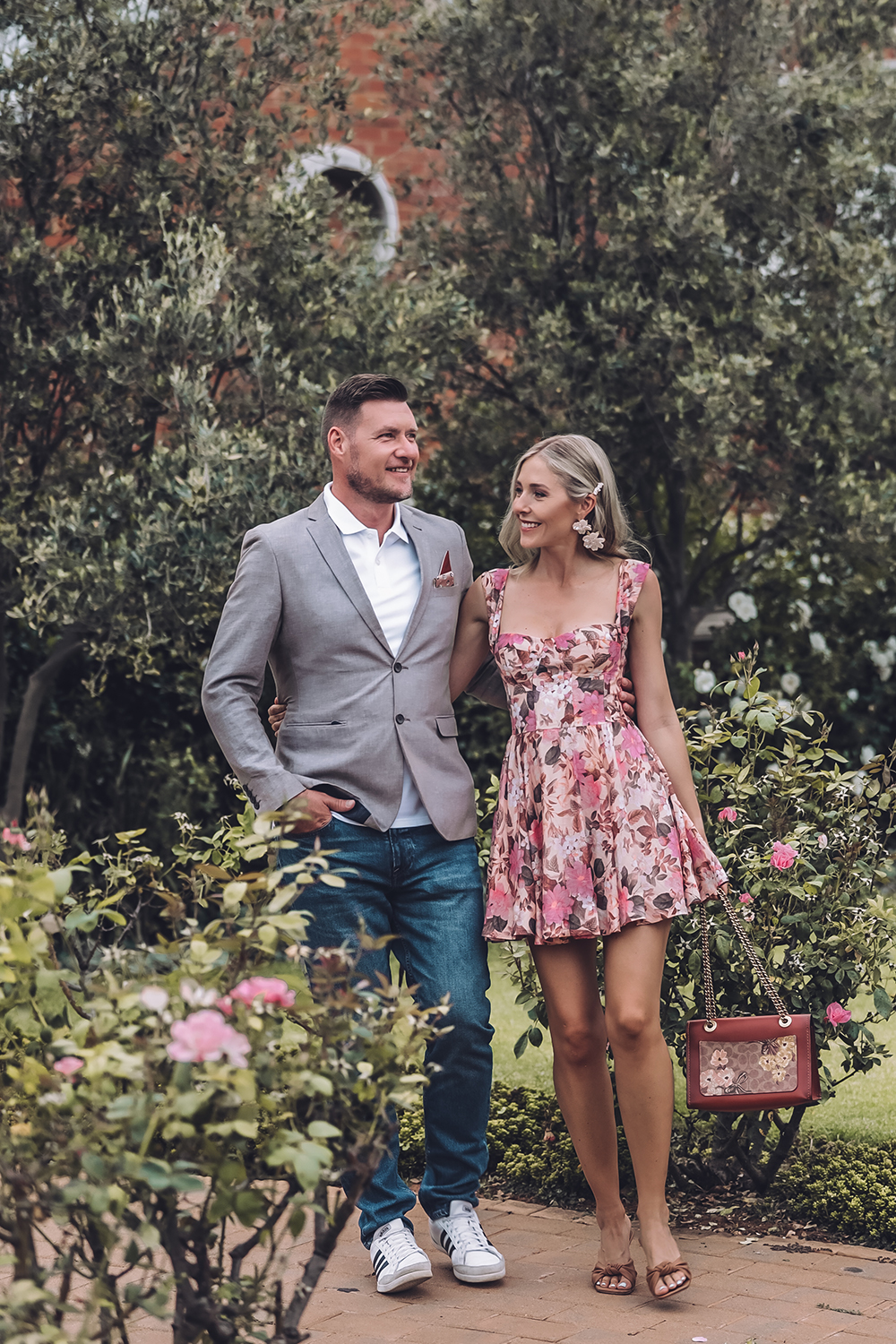 Walking through a Rose Garden