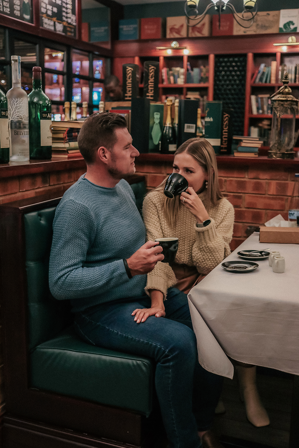 The Hussar Grill Couple and Coffee