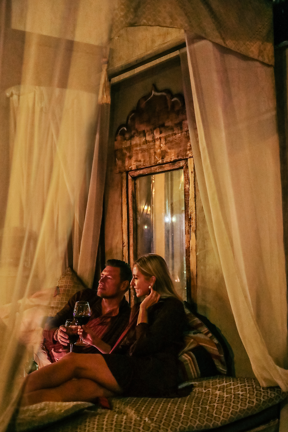 A’la Turka Relaxing with Wine