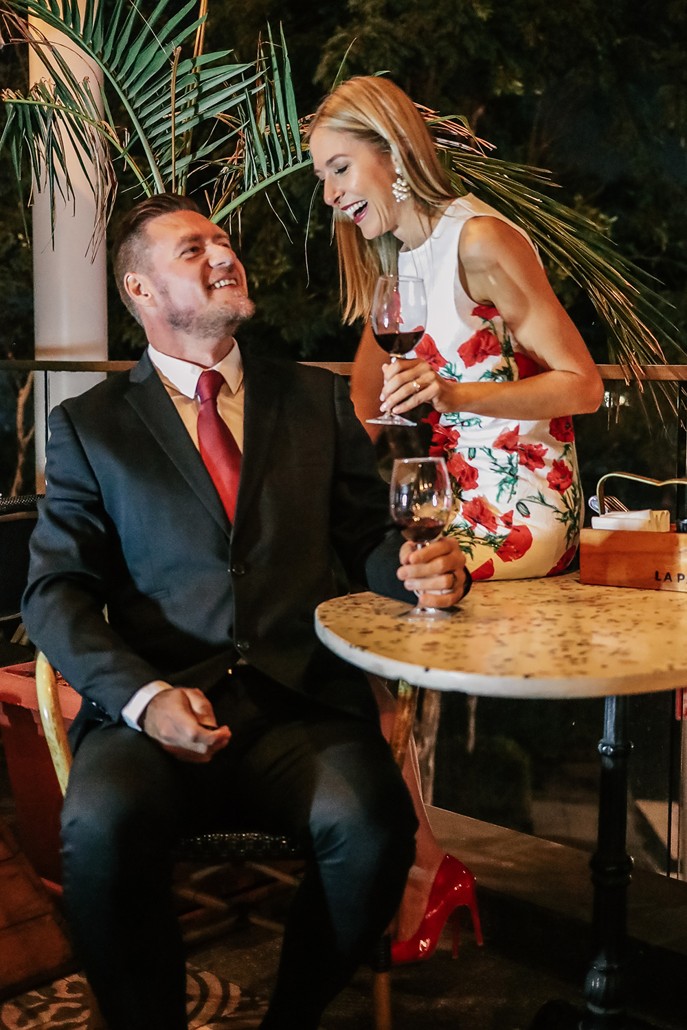 La Parada Couple Laughing