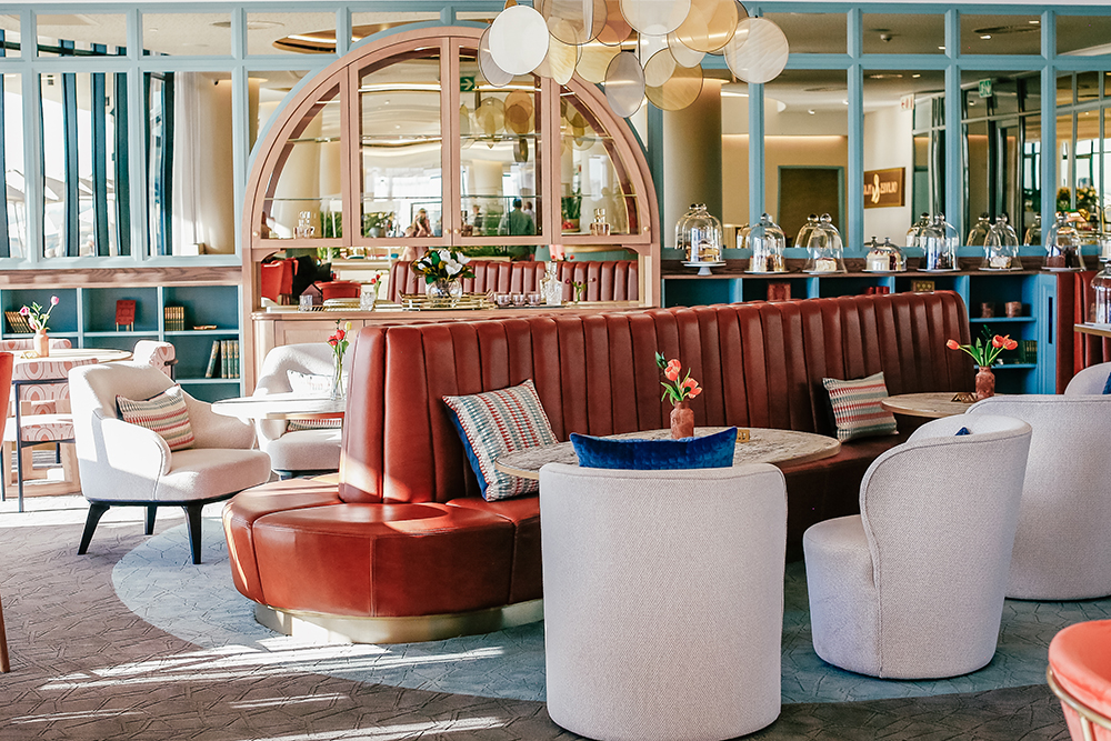 Olives & Plates Restaurant seating