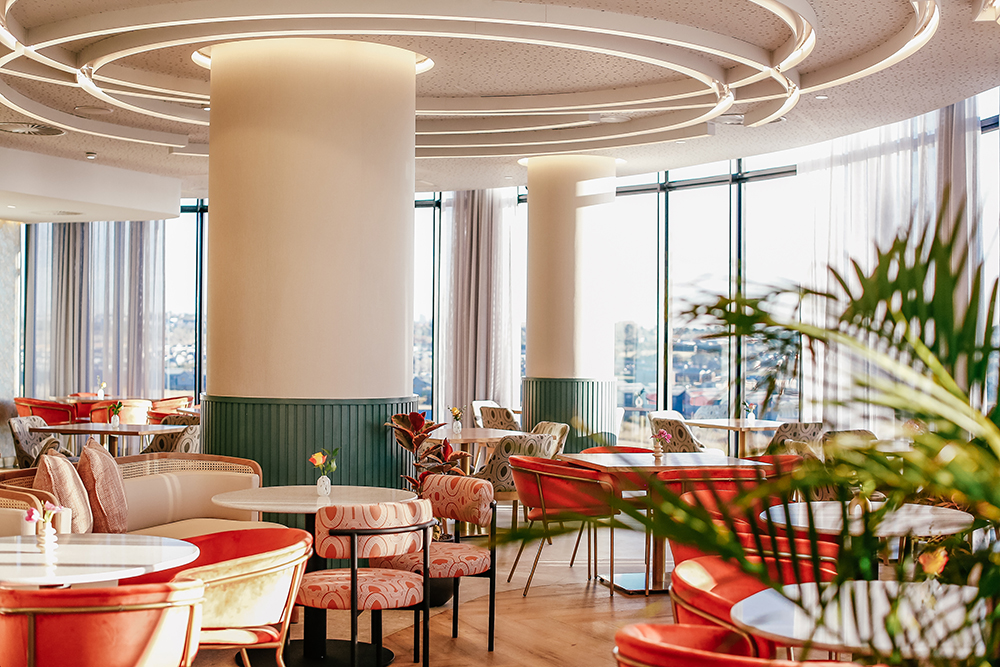 Olives & Plates Restaurant tables