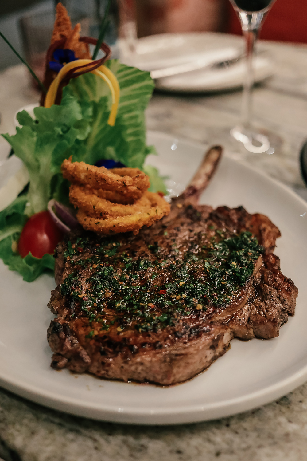 Olives & Plates Rib-eye Steak