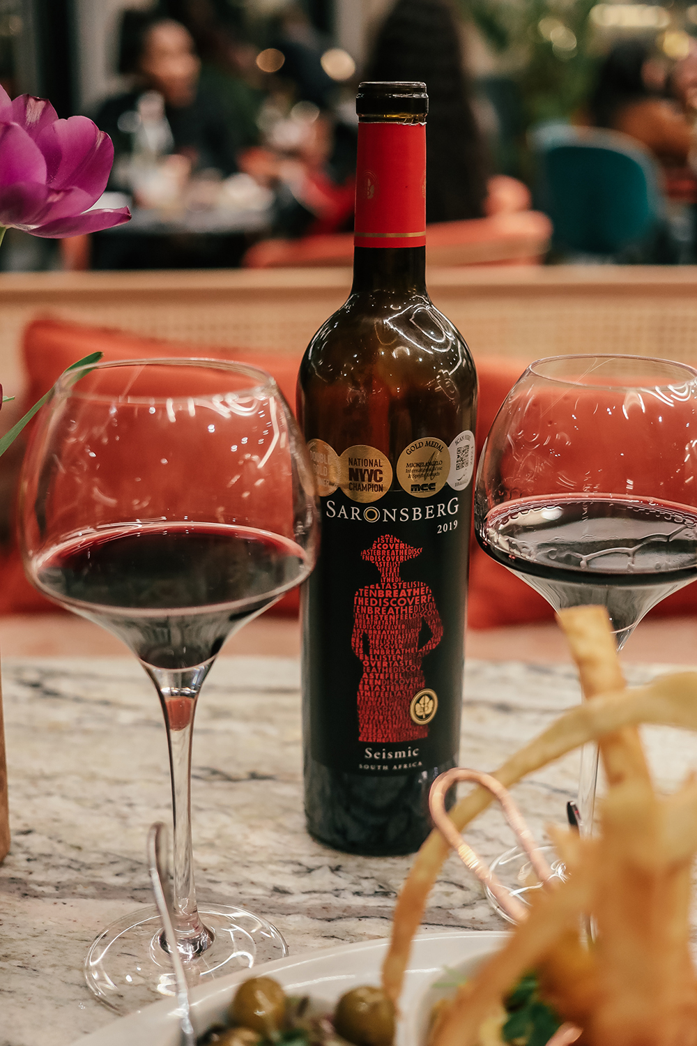 Olives & Plates Saronsberg Wine