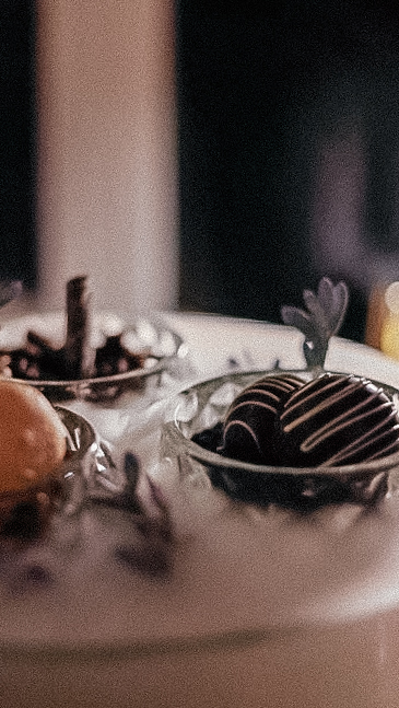 Homespun Olive Chocolate Garden