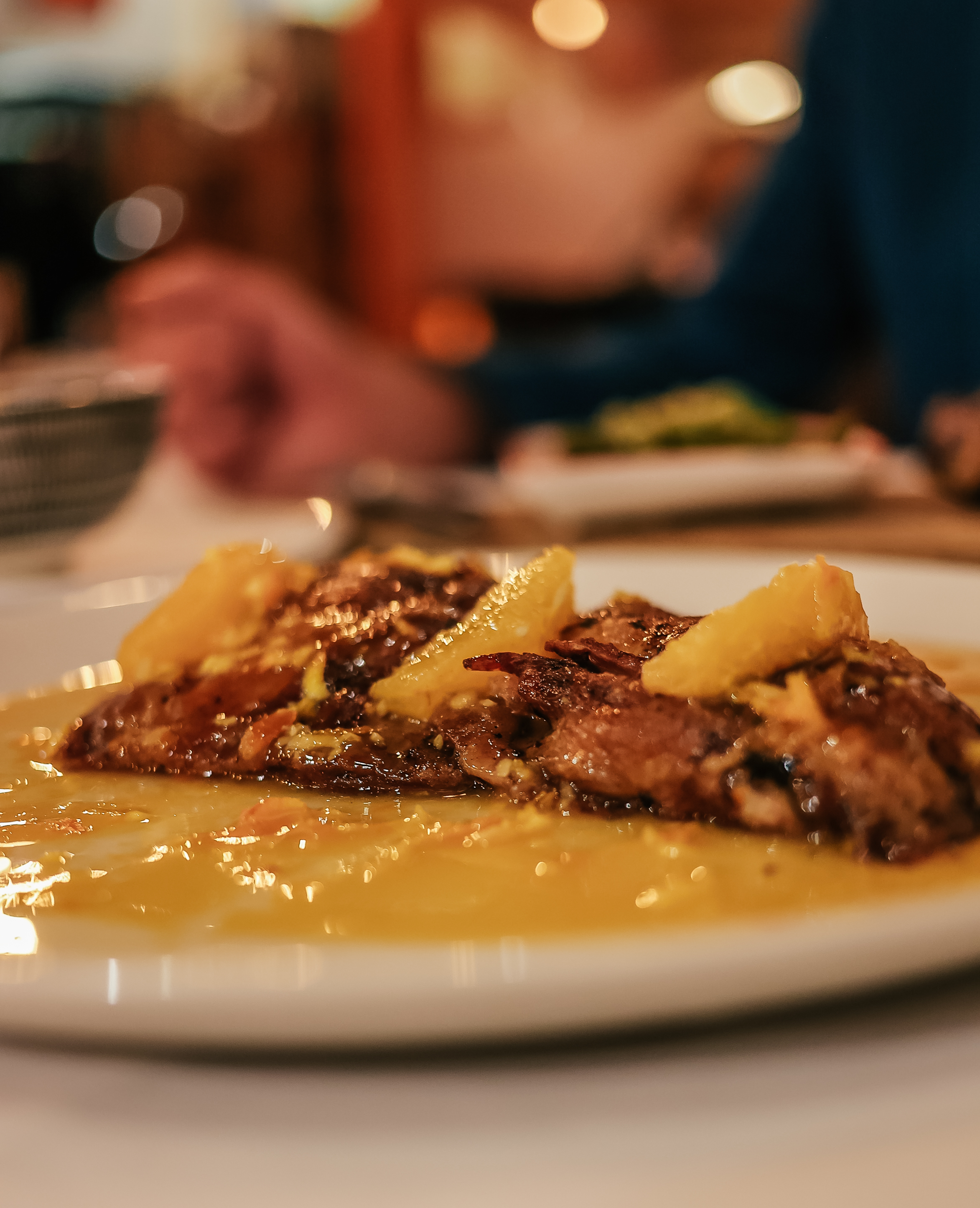 Blu Saffron Duck a l'orange