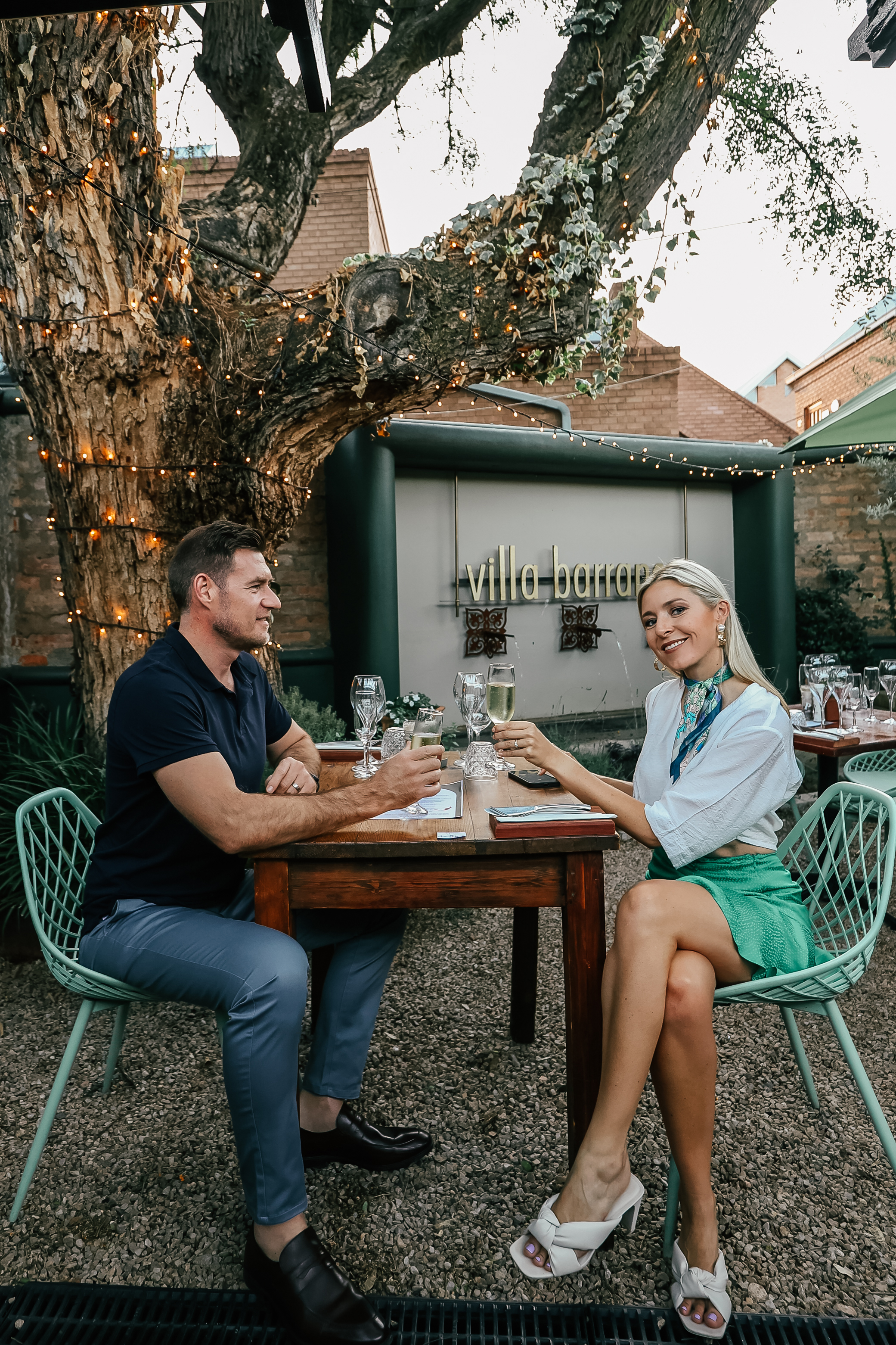 Villa Barranco Couple Outside Table