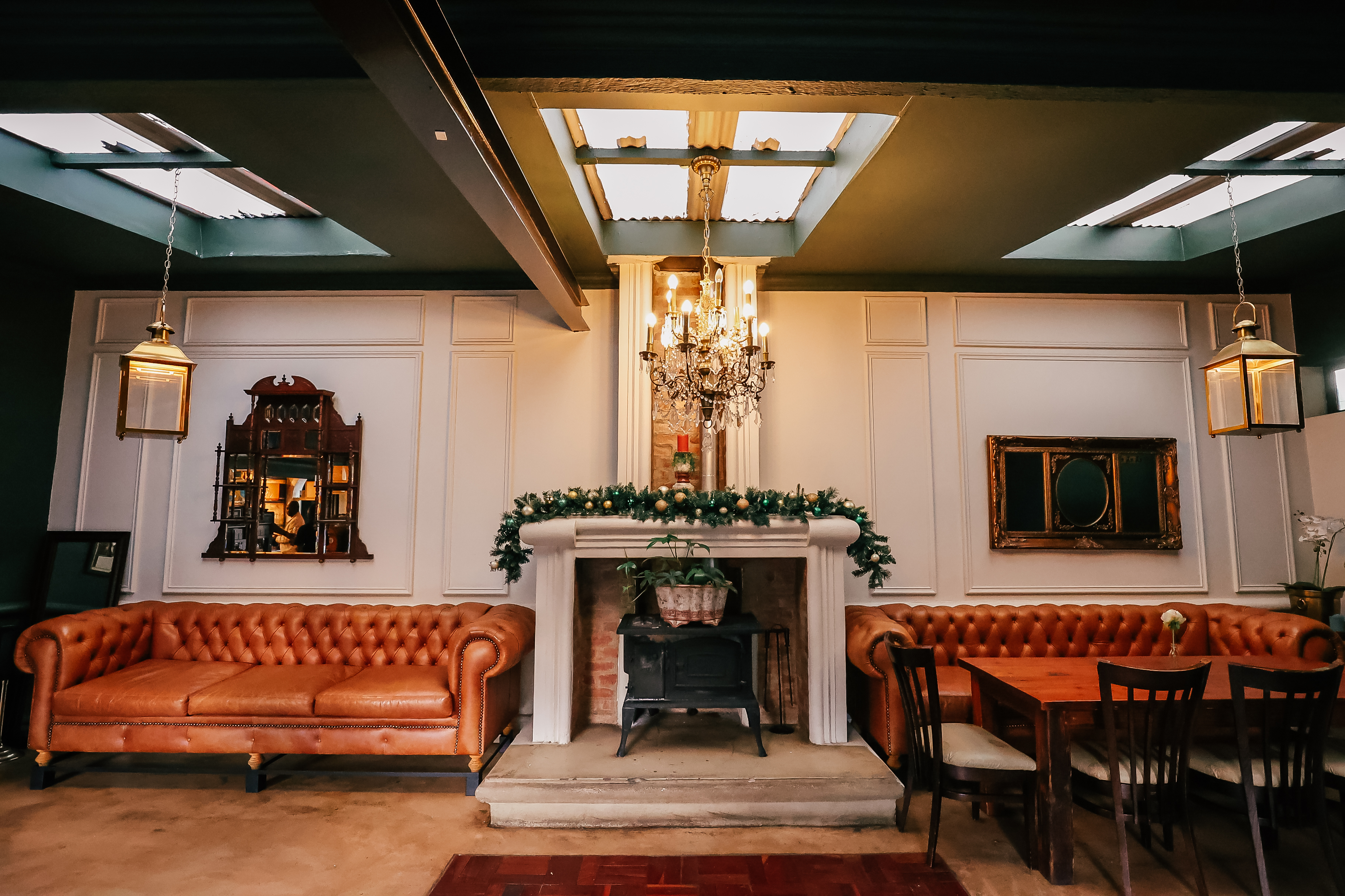 Villa Barranco Inside Fireplace