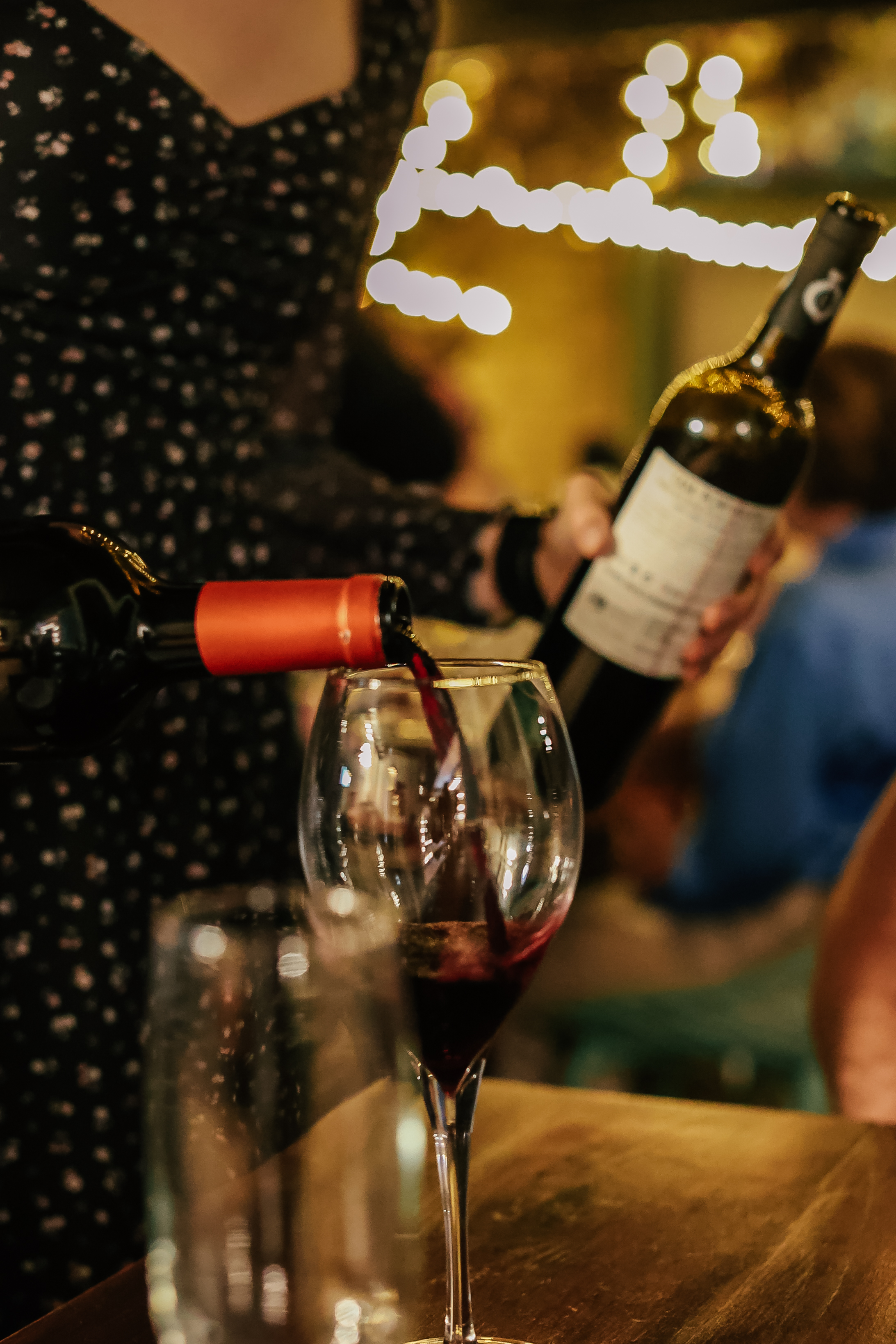 Villa Barranco Pouring Red Wine