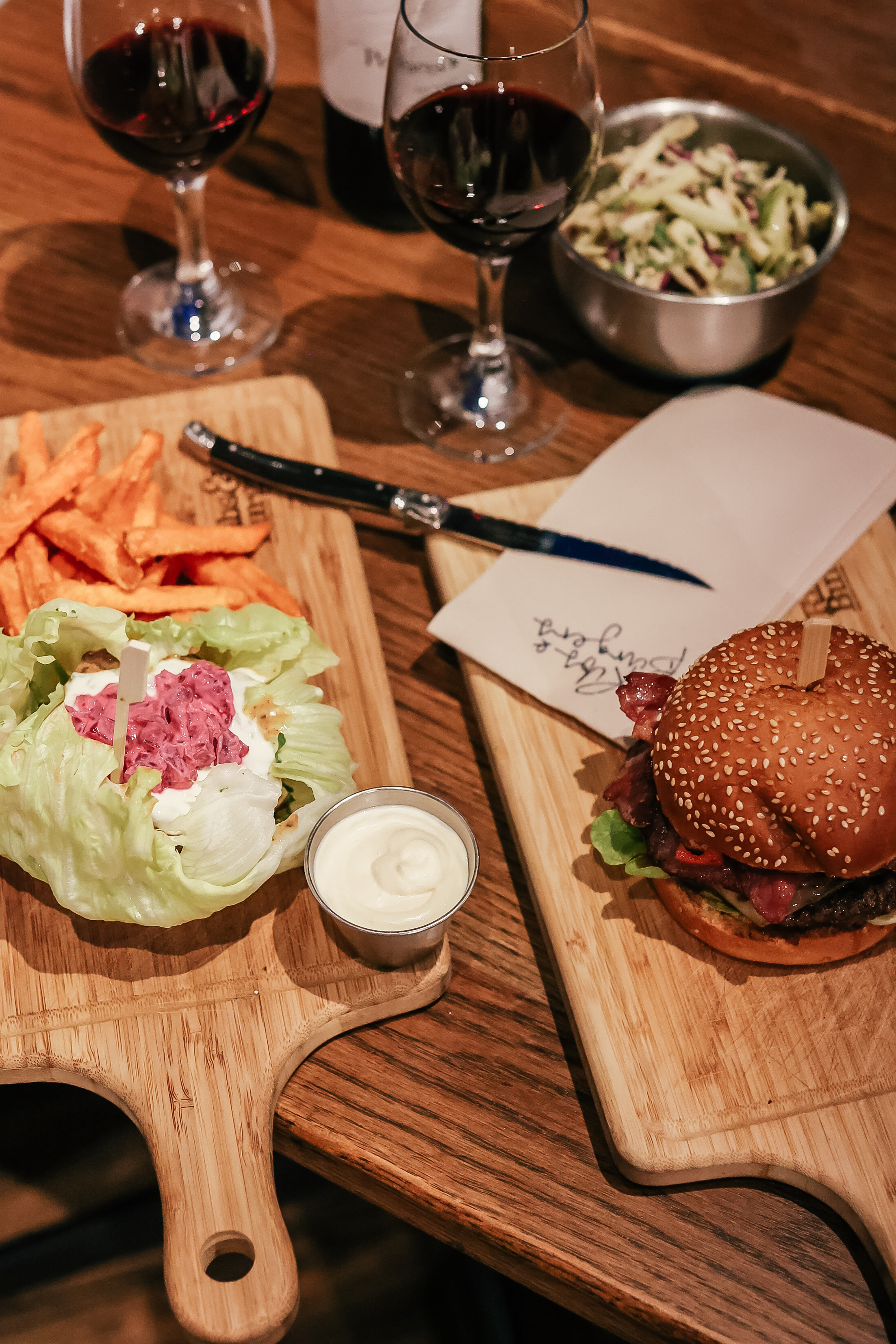 Ribs and Burgers Dinner