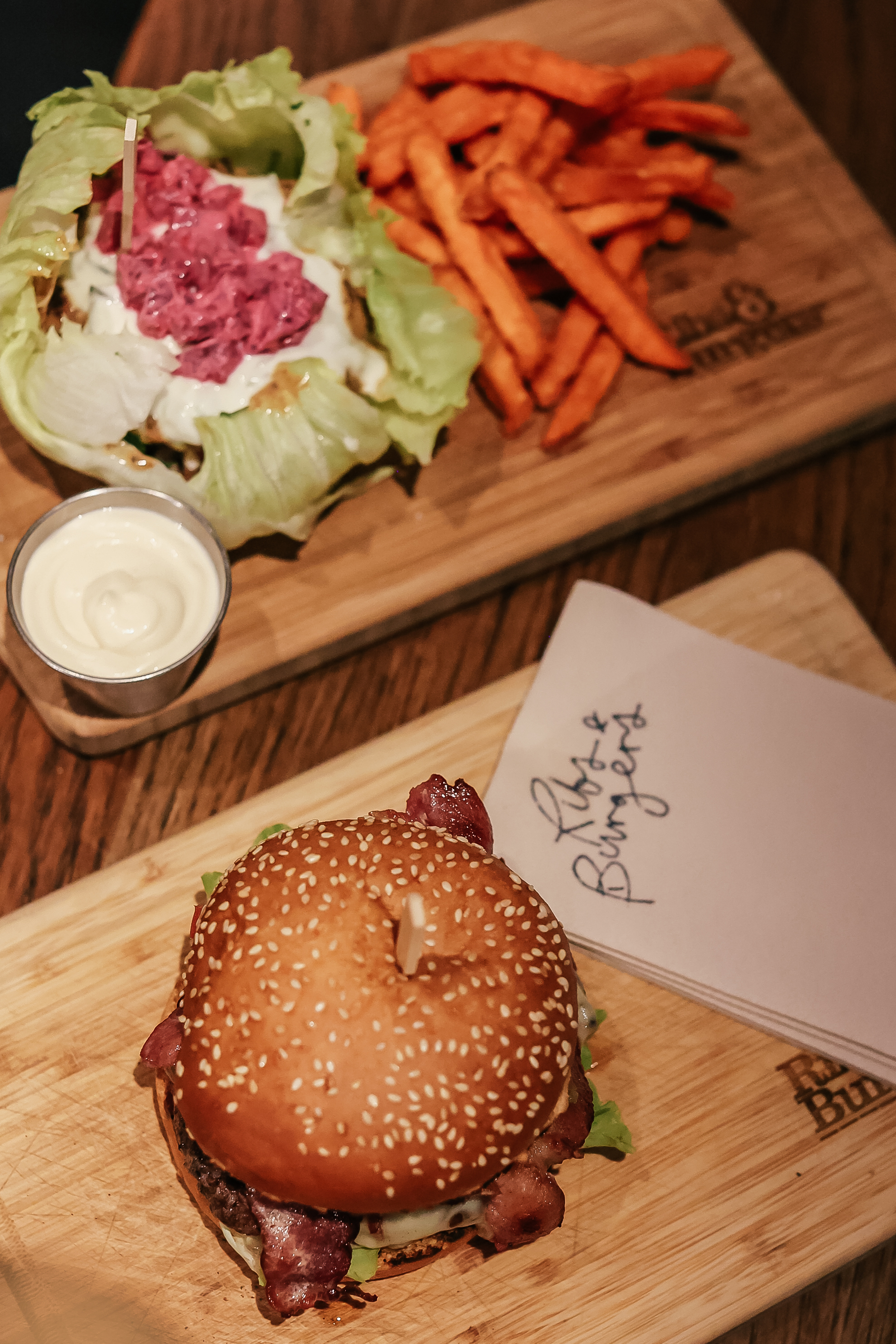 Ribs and Burgers Spread