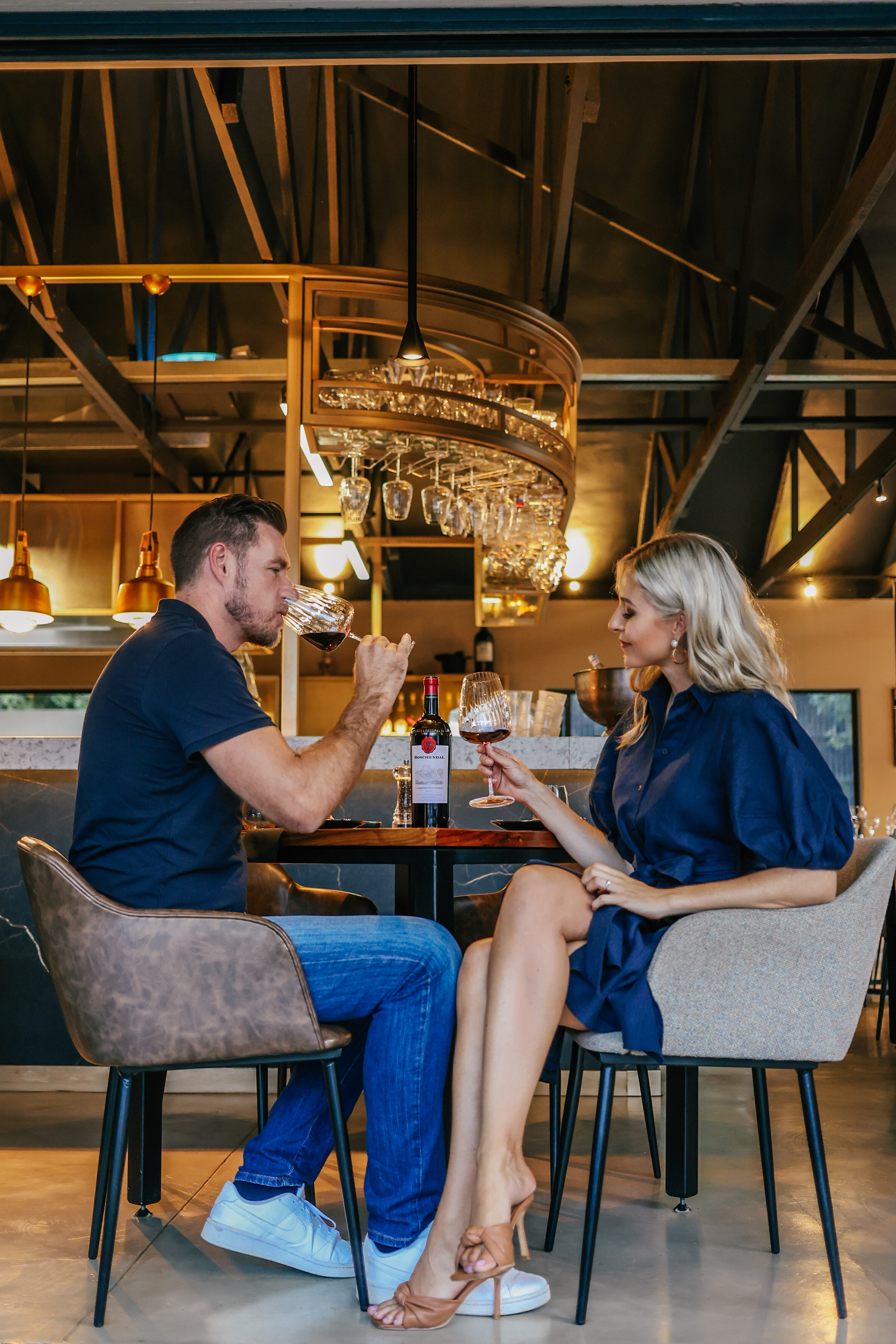 Pasta Barra Couple Wine Tasting