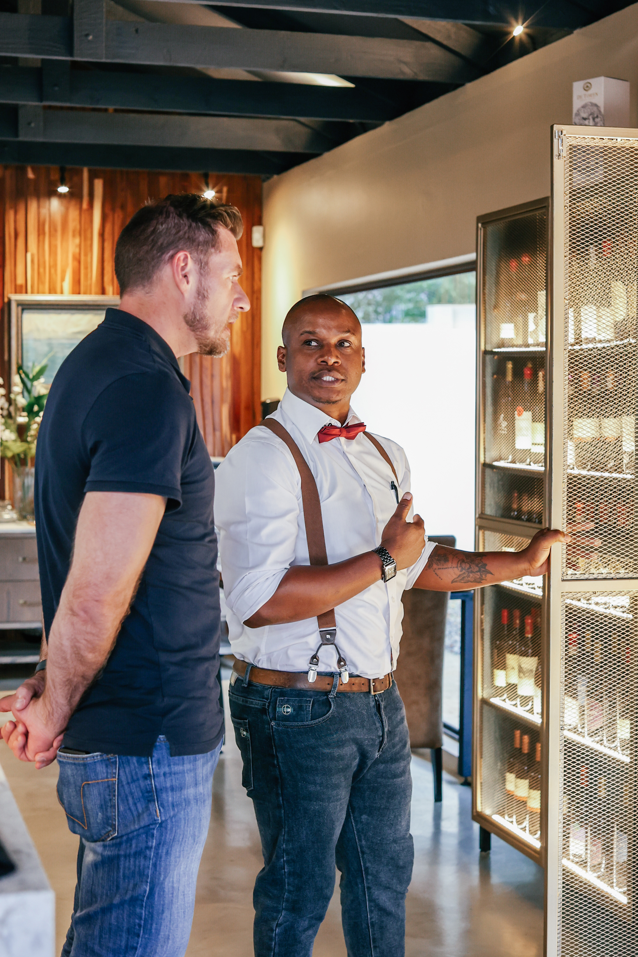Pasta Barra Selecting Wine