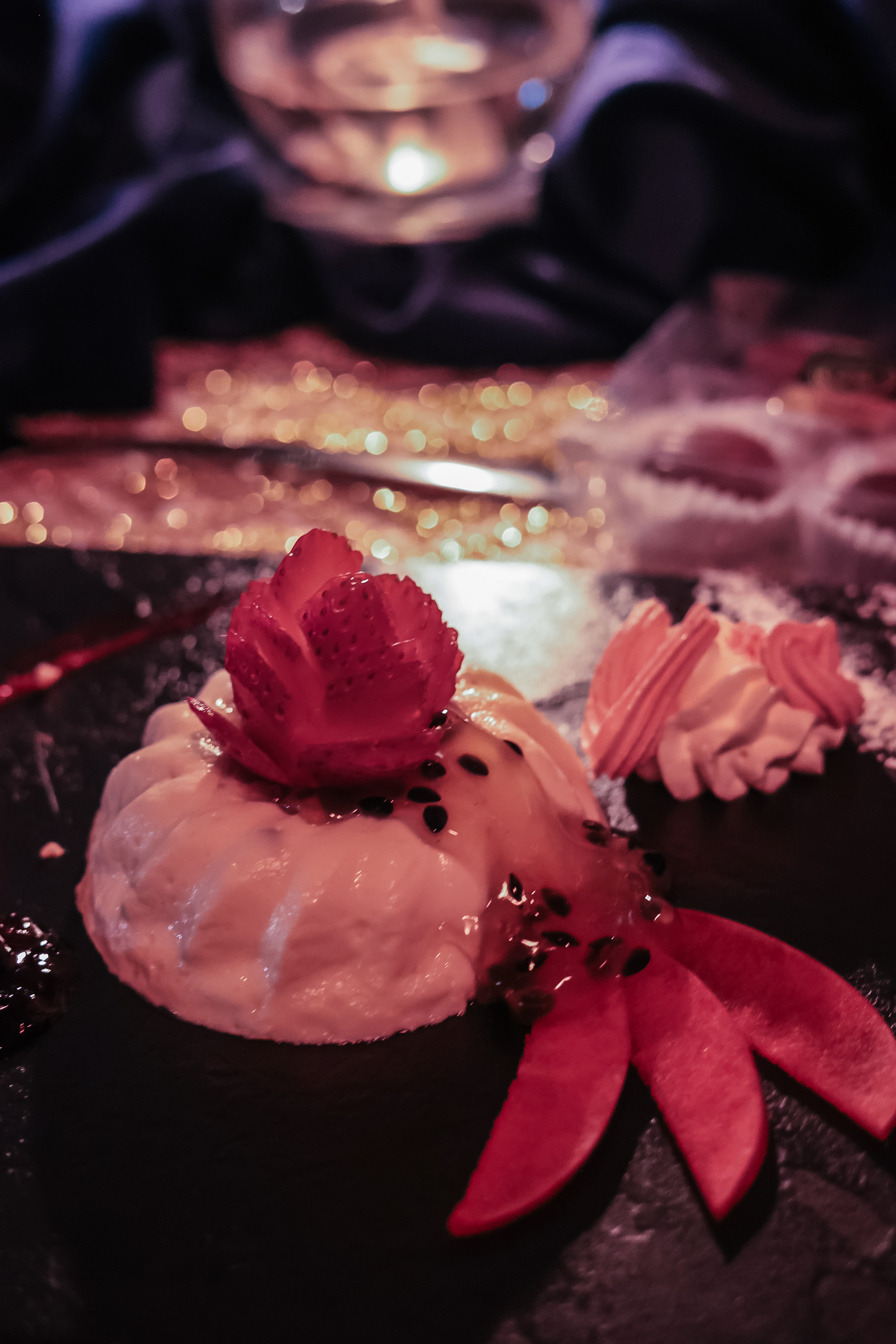 LeSi Passionfruit and Raspberry Panna Cotta